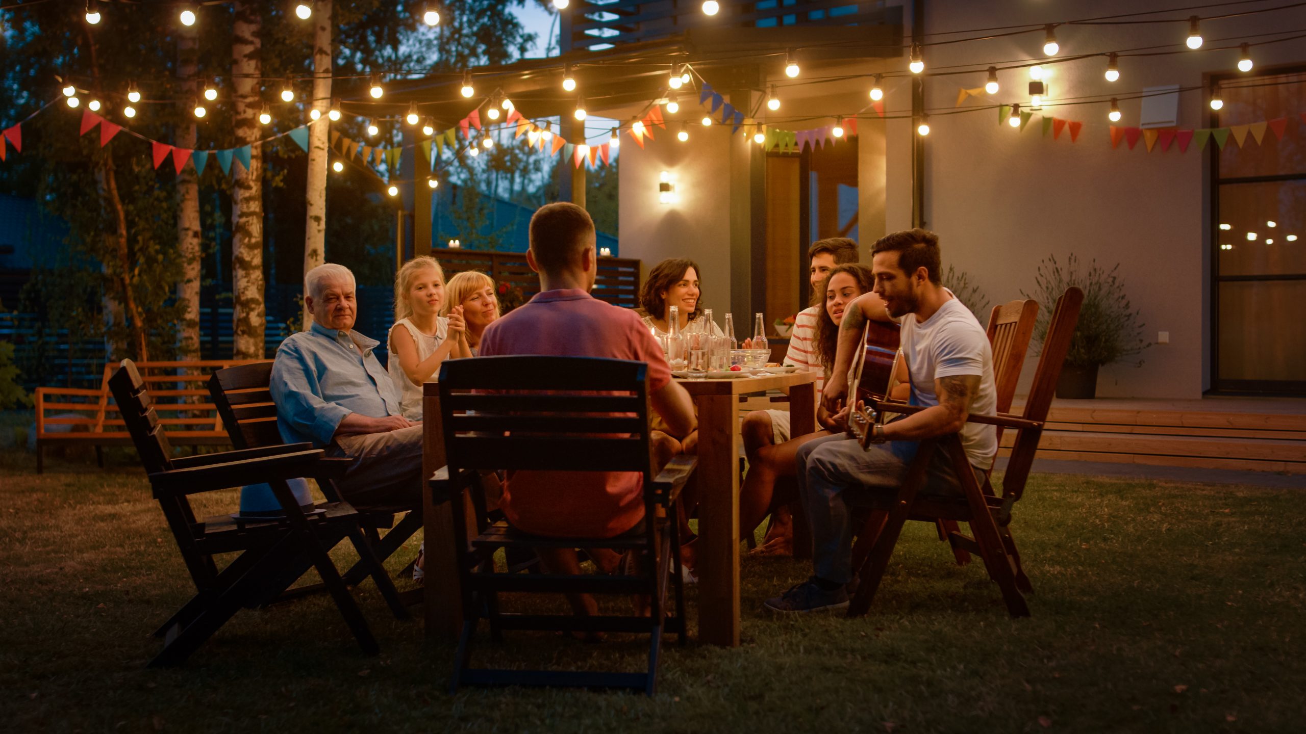 Keep it breezy and bright with fans and lighting