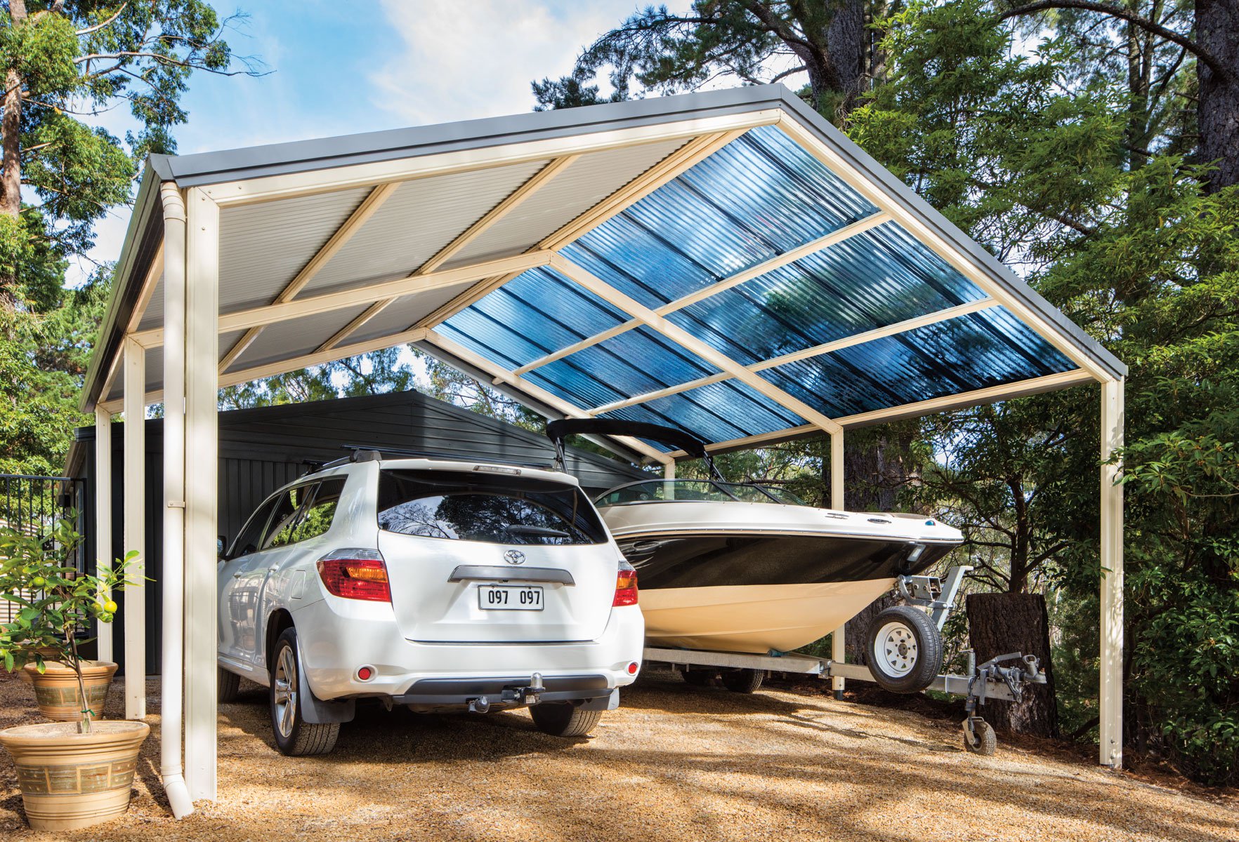 Patios verandah carport outback gable 44