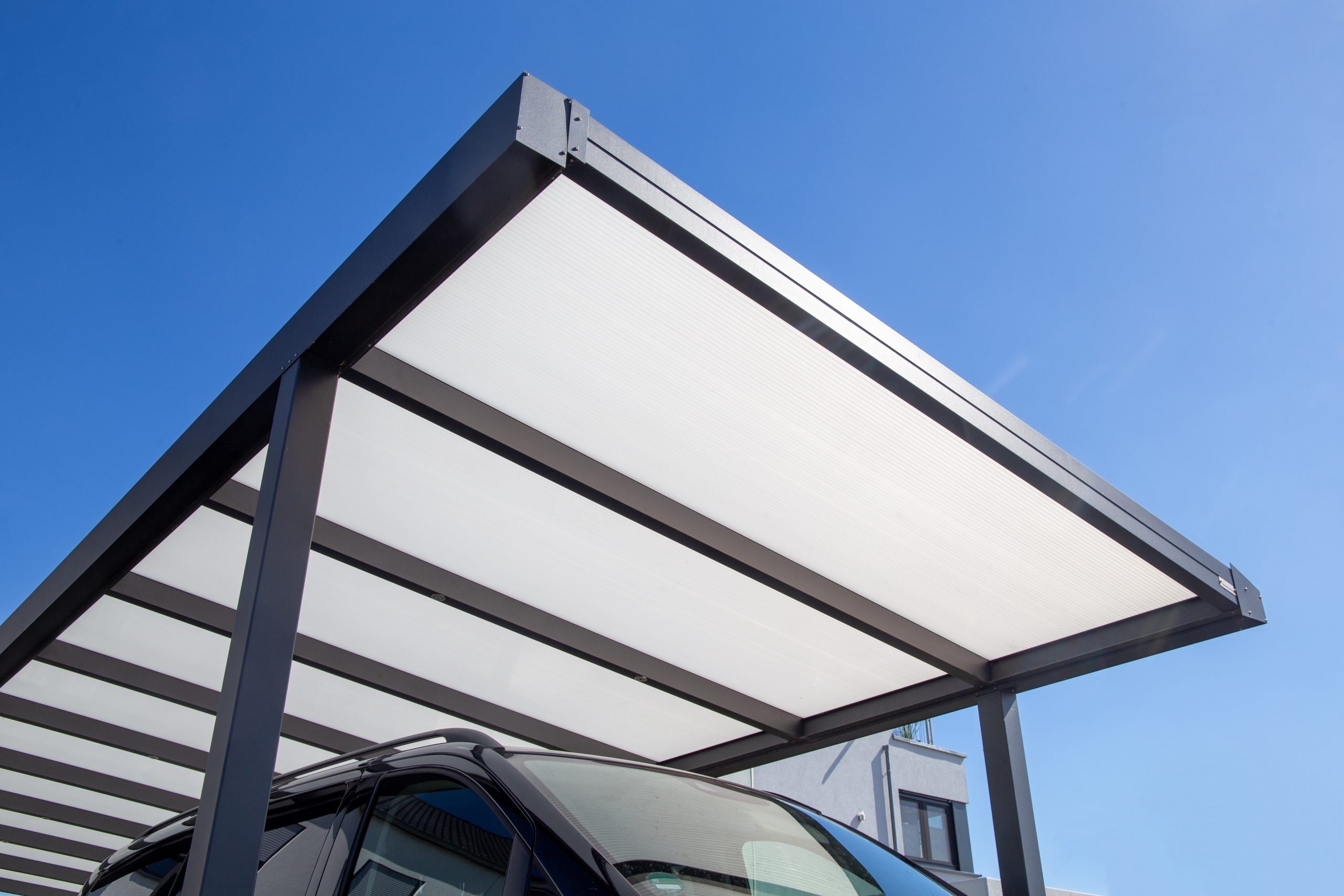 modern high quality carport on residential